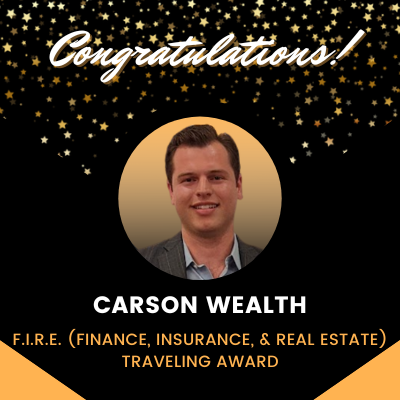 Carson Wealth, FIRE Award