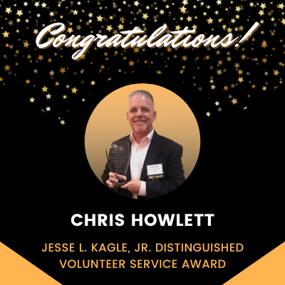 Chris Howlett, Jesse L. Kagle Award Winner