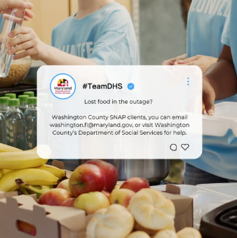 Washington County DSS Social Media Post